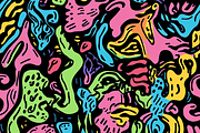 1990's Neon Colors Pattern, a Pattern Graphic by Printable Treasure (Thumbnail 3 of 7)