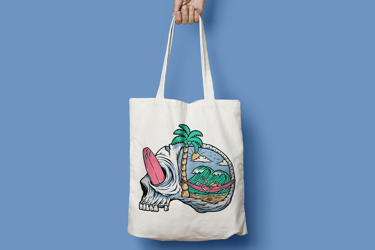 Thinking of relaxing on the beach, a Person Illustration by gunaonedesign (Photo 4 of 4)