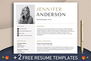 Resume Template | CV + Cover Letter, a Resume Template by Klamp Studio (Thumbnail 1 of 9)