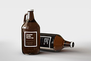 Growler Beer Bottle Mock-Up, a Household Mockup by TSOBG (Thumbnail 12 of 33)