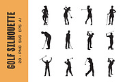 Golf silhouette, a Sport Illustration by Syaeful Anas (Thumbnail 1 of 3)