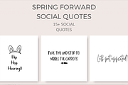 Spring Forward Quotes (15 Images), a Social Media Template by Ivory Mix (Thumbnail 1 of 2)