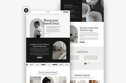 Jada Wordpress Theme, a WordPress Template by The Cherie Studio