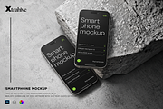 Dark Titanium Smartphone Mockup, an iPhone Mockup by Xtrahive (Thumbnail 1 of 2)