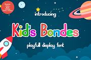 Kids Bondes- Fun Display, a Font by Pandanwangi (Thumbnail 1 of 8)