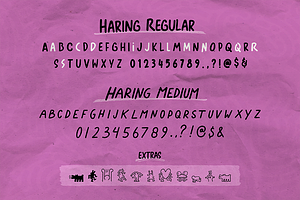 Haring Font Family