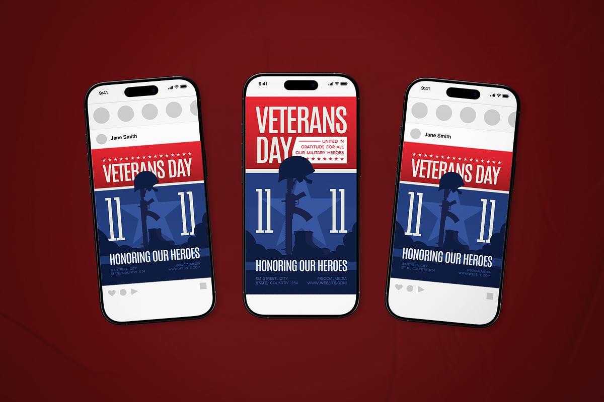 Veterans Day Flyer Set, a Flyer Template by The Good Store (Photo 2 of 2)