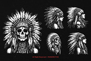 10 Bundle Dark Art American Indian, an Illustration by Morspective (Thumbnail 3 of 7)