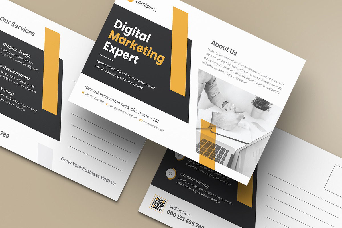 Corporate Postcard, a Stationery Template by Pixelpick (Photo 1 of 3)