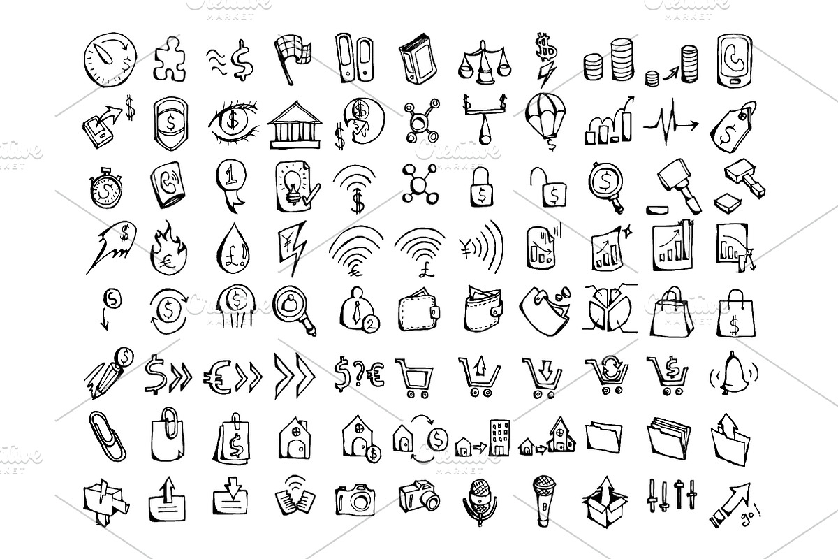 3140 Hand Drawn doodle Icons, an Outline Icon by TKDoodle (Photo 10 of 42)