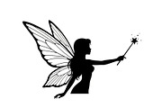 Magical Fairy Silhouette Bundle, an Illustration by jahid234 (Thumbnail 38 of 51)