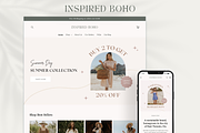 Boho - Boutique Shopify Theme, a Templates & Theme by InspiredTheme (Thumbnail 1 of 8)