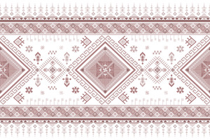 geometric ethnic pattern, a Pattern Graphic by ThaiByGaew