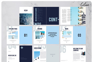 OCEAN Lookbook & Magazine Template