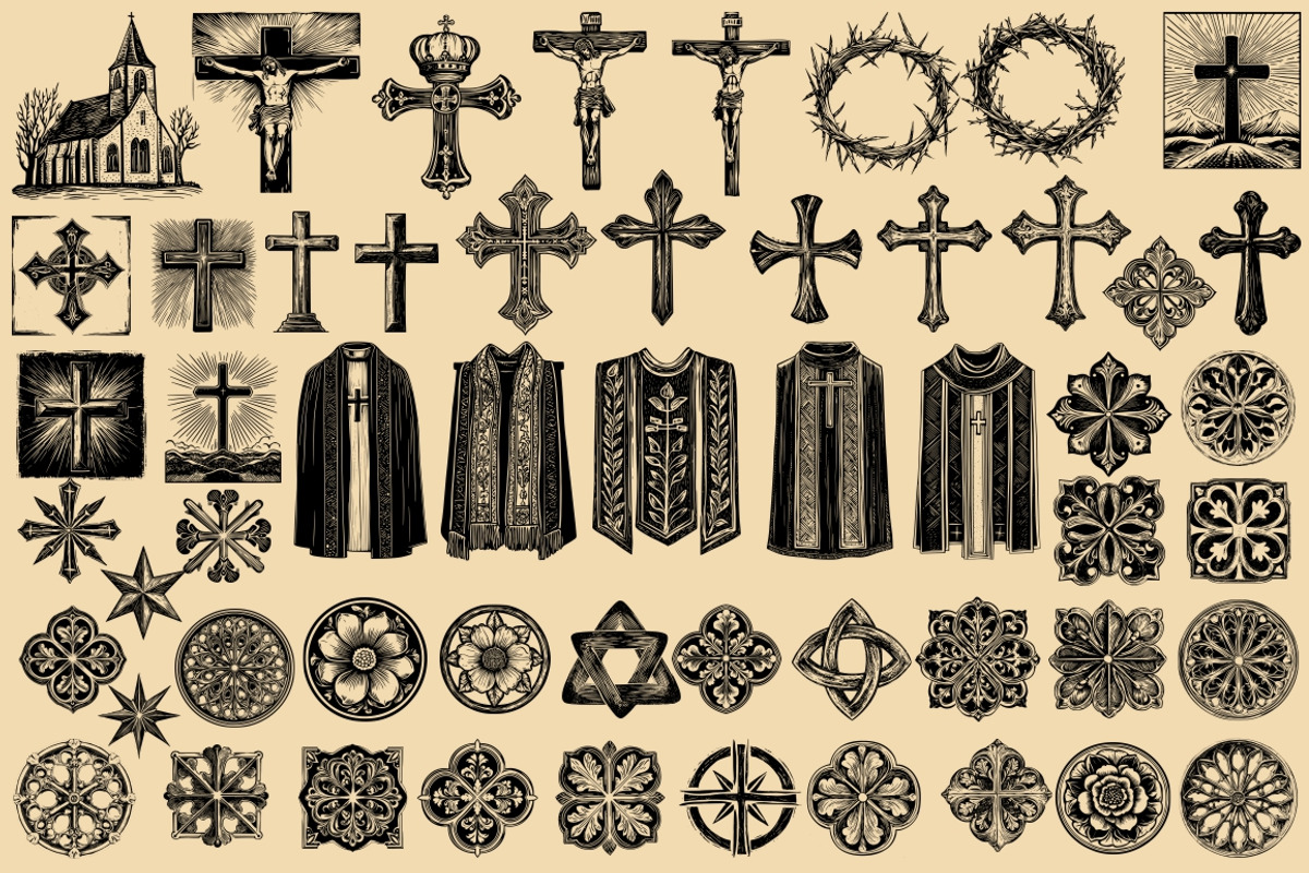 300 Religion and Faith illustrations, an Object Illustration by Nocturnal Wolf (Photo 9 of 18)