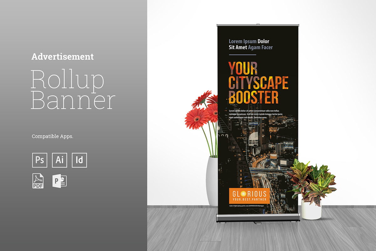 Advertisement Rollup Banner