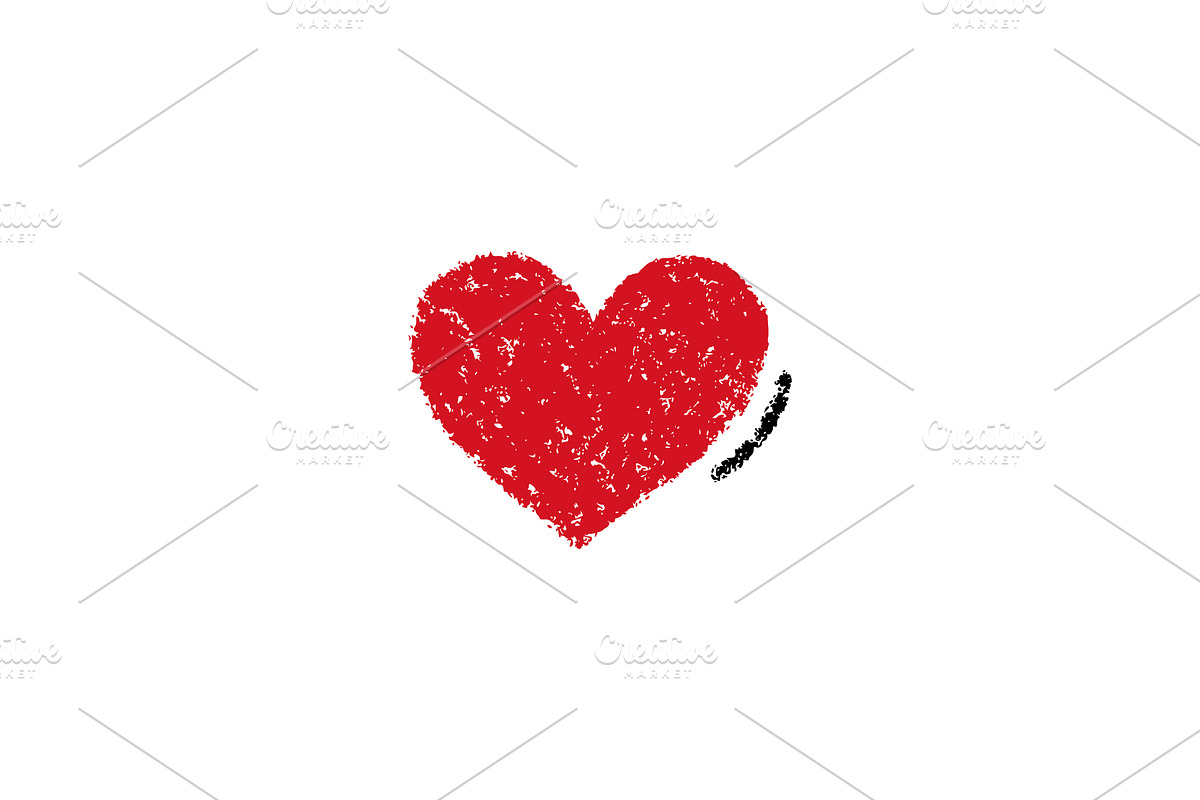 Crayon Doodle Hearts, an Object Graphic by Elena Pimukova (Photo 14 of 36)