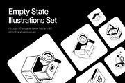 Empty State Illustrations Bundle, an Empty State Illustration by Vectors Market (Thumbnail 1 of 12)