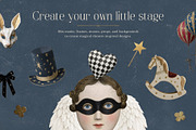 The Little Theatre Collage Pack 180+, an Object Graphic by Design Alchemy Studio (Thumbnail 12 of 14)