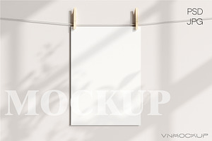 Paper Mockup PSD JPG I00595