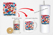 Happy 4th of July Rooster, a Graphic by Artnoy (Thumbnail 4 of 5)