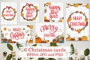 6 Christmas Cards