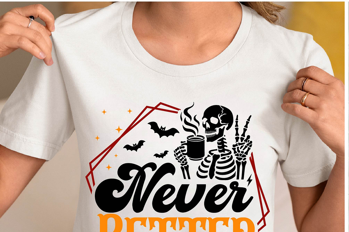 Skeleton Halloween Never Better Png, an Object Graphic by EllaMaiyaali (Photo 4 of 5)