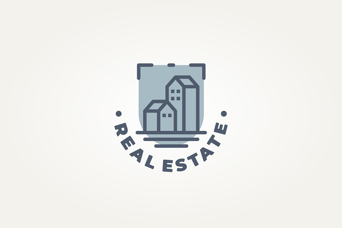 real estate building line art logo, a Branding & Logo Template by Blazybone (Photo 2 of 2)