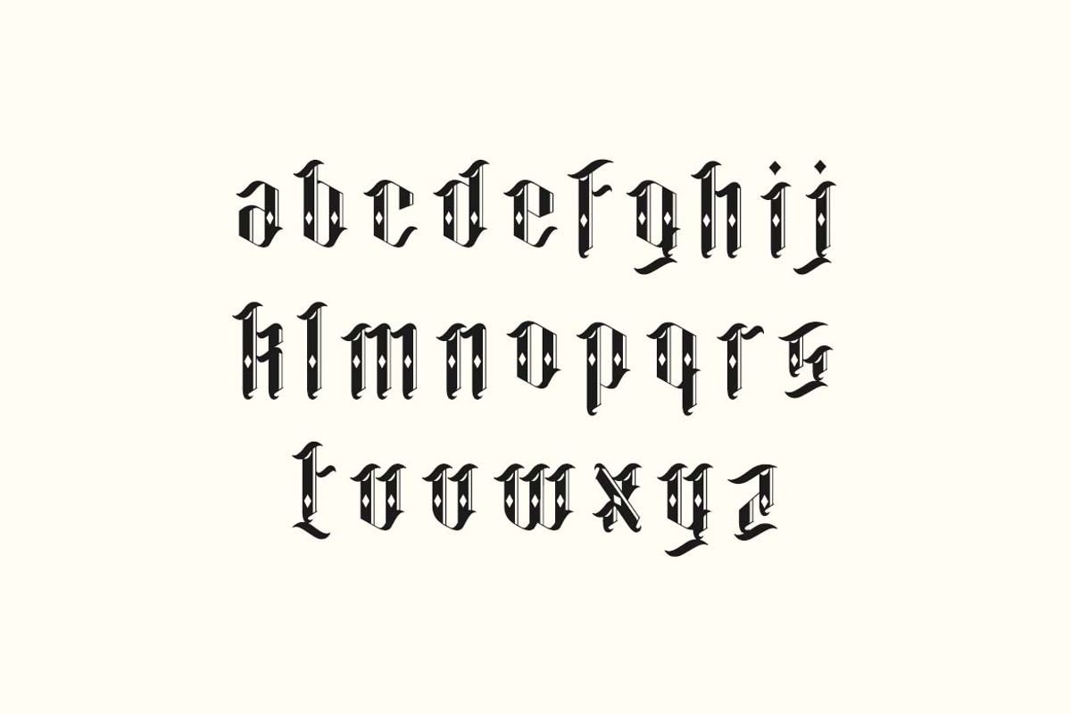 Nightshade Blackletter Font, a Blackletter Font by UICreative (Photo 9 of 13)