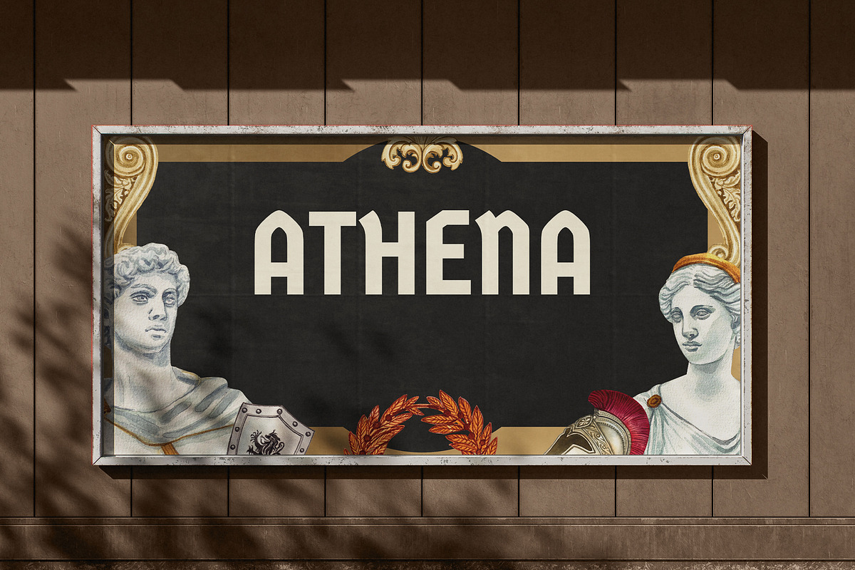 Ancient Greek Roman Architecture, a Decorative Illustration by CreativeValuation (Photo 9 of 12)