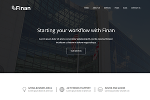 Finan -Finance And Business Template