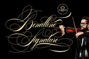 Benalline Signature, a Script Font by IRF Lab Studio (Thumbnail 1 of 8)