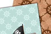 Pirates of the sea clipart, a Pattern Graphic by DarinaDigital (Thumbnail 6 of 6)