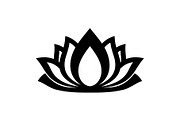 Lotus Flower Silhouette Vector Bundl, an Illustration by Creativeshirt (Thumbnail 25 of 51)
