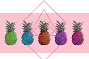 Pineapple Compilation, an Illustration by Zelri (Thumbnail 2 of 5)