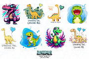 Dinosaur Lover Illustration Bundle, an Illustration by Sofia's Fashion (Thumbnail 2 of 3)