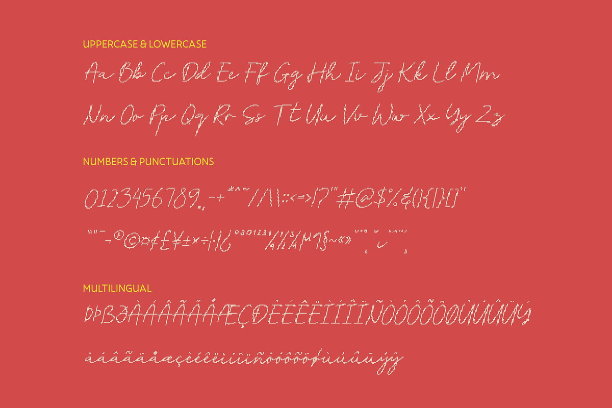 CS Ruska Disco, a Script Font by Craft Supply Co. (Photo 8 of 8)