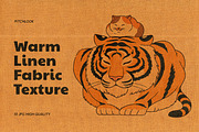 Warm Linen Fabric Texture, a Texture Graphic by Pitchlook.Studio (Thumbnail 1 of 3)