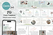 Health Coach Carousel Template, a Social Media Template by PittaFinePrint (Thumbnail 1 of 7)