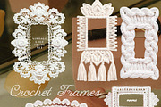 Crochet Frames: Vintage Lace Set, an Object Graphic by Purple (Thumbnail 9 of 14)
