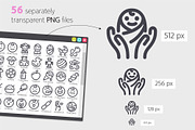 Baby Line Icons Set, an Outline Icon by Voysla's Shop (Thumbnail 4 of 5)