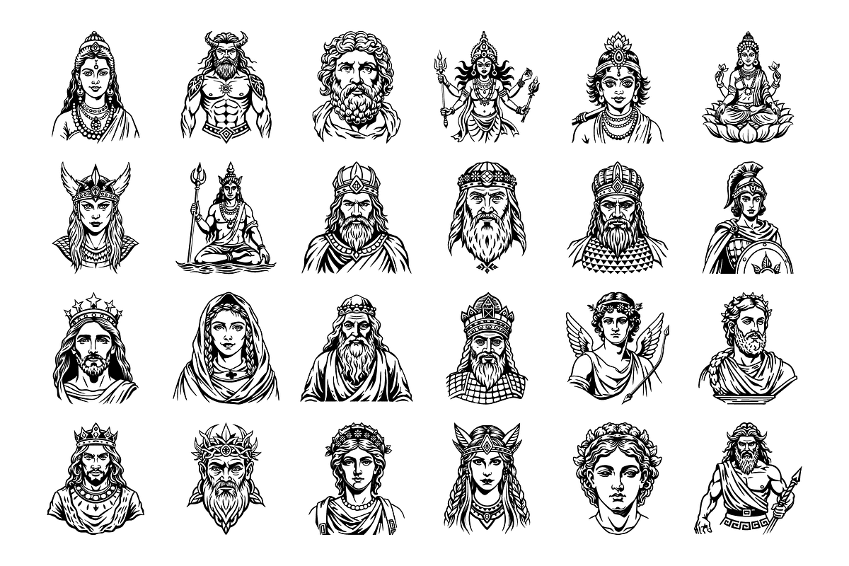 Vintage Religious Icon Pack, an Icon by Vector Portal (Photo 3 of 6)