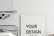 15 bedroom poster mock up, a Household Mockup by ChromiumHeart (Thumbnail 8 of 17)
