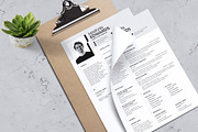 Minimal Resume Word, Photoshop, a Resume Template by Axpand (Thumbnail 6 of 7)