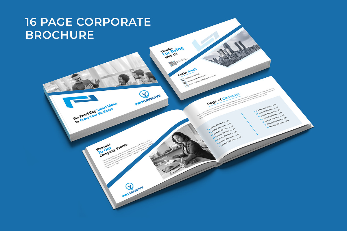 16 Page Landscape Bifold Brochure, a Brochure Template by ferdousi0791 (Photo 1 of 7)