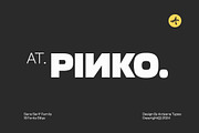 AT Pinko, a Sans Serif Font by Ardyanatypes (Thumbnail 1 of 12)