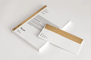 Minimal Corporate Stationery Design, a Stationery Template by retrographix (Thumbnail 2 of 5)