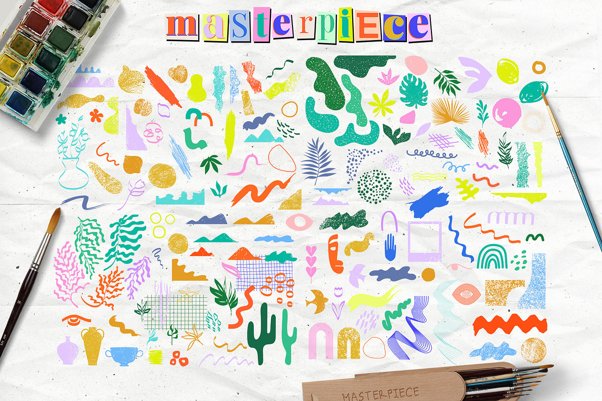 Masterpiece collage creator, a Decorative Illustration by Mio Buono (Photo 3 of 15)