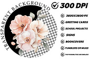 Pastel Watercolor Flower Clipart, an Illustration by DreamCafeArt (Thumbnail 8 of 8)