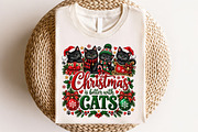Christmas is Better Black Cats PNG, a Seasonal Illustration by CraftArtStudio (Thumbnail 4 of 4)